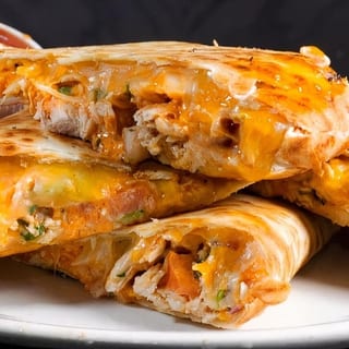 Yo' Momma's Fav' Buff Queso Quesadilla