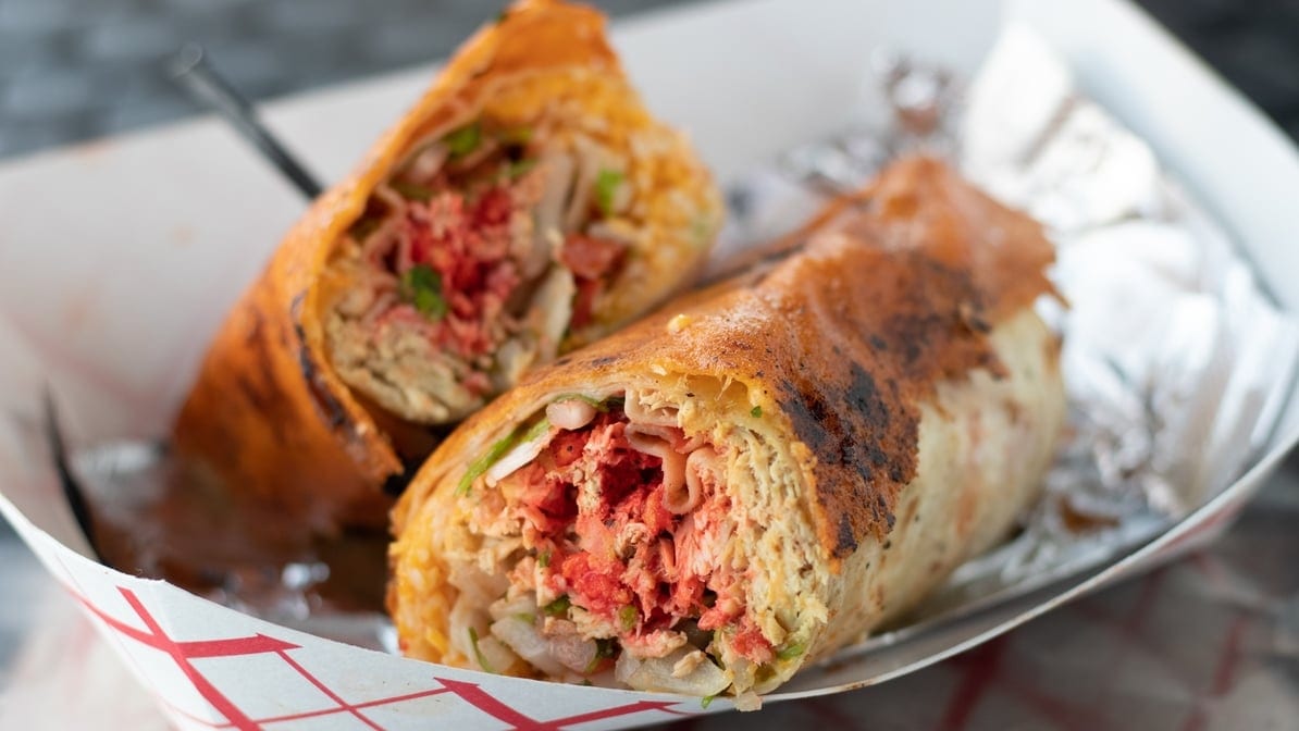 Effen' Flaming Burrito.